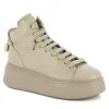 Damskie Carinii Skórzane Sneakersy Damskie | Beżowe Sneakersy Damskie*Beżowe sneakersy skórzane --B9544-T43-000-000-F69