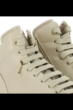 Damskie Carinii Skórzane Sneakersy Damskie | Beżowe Sneakersy Damskie*Beżowe sneakersy skórzane --B9544-T43-000-000-F69