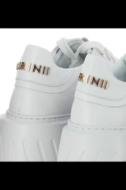 Damskie Carinii Na Platformie | Białe Sneakersy Damskie*Białe sneakersy na platformie --B10076-L46-000-000-G75
