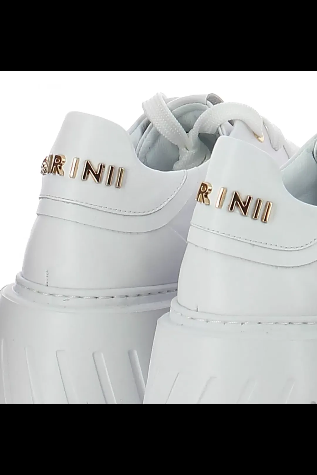 Damskie Carinii Na Platformie | Białe Sneakersy Damskie*Białe sneakersy na platformie --B10076-L46-000-000-G75