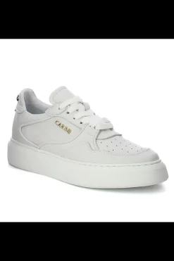 Damskie Carinii Skórzane Sneakersy Damskie | Na Platformie*Białe sneakersy skórzane --B9492-I81-000-000-F69