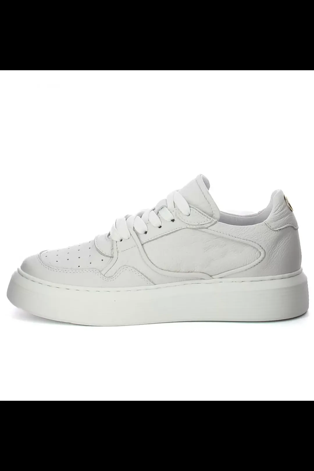 Damskie Carinii Skórzane Sneakersy Damskie | Na Platformie*Białe sneakersy skórzane --B9492-I81-000-000-F69