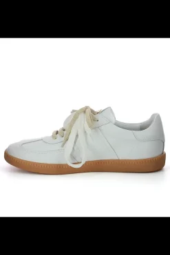 Damskie Carinii Skórzane Sneakersy Damskie | Białe Sneakersy Damskie*Białe sneakersy skórzane --B10331-L46-000-000-000
