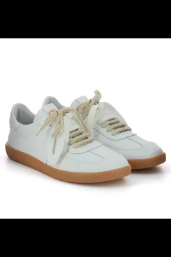 Damskie Carinii Skórzane Sneakersy Damskie | Białe Sneakersy Damskie*Białe sneakersy skórzane --B10331-L46-000-000-000