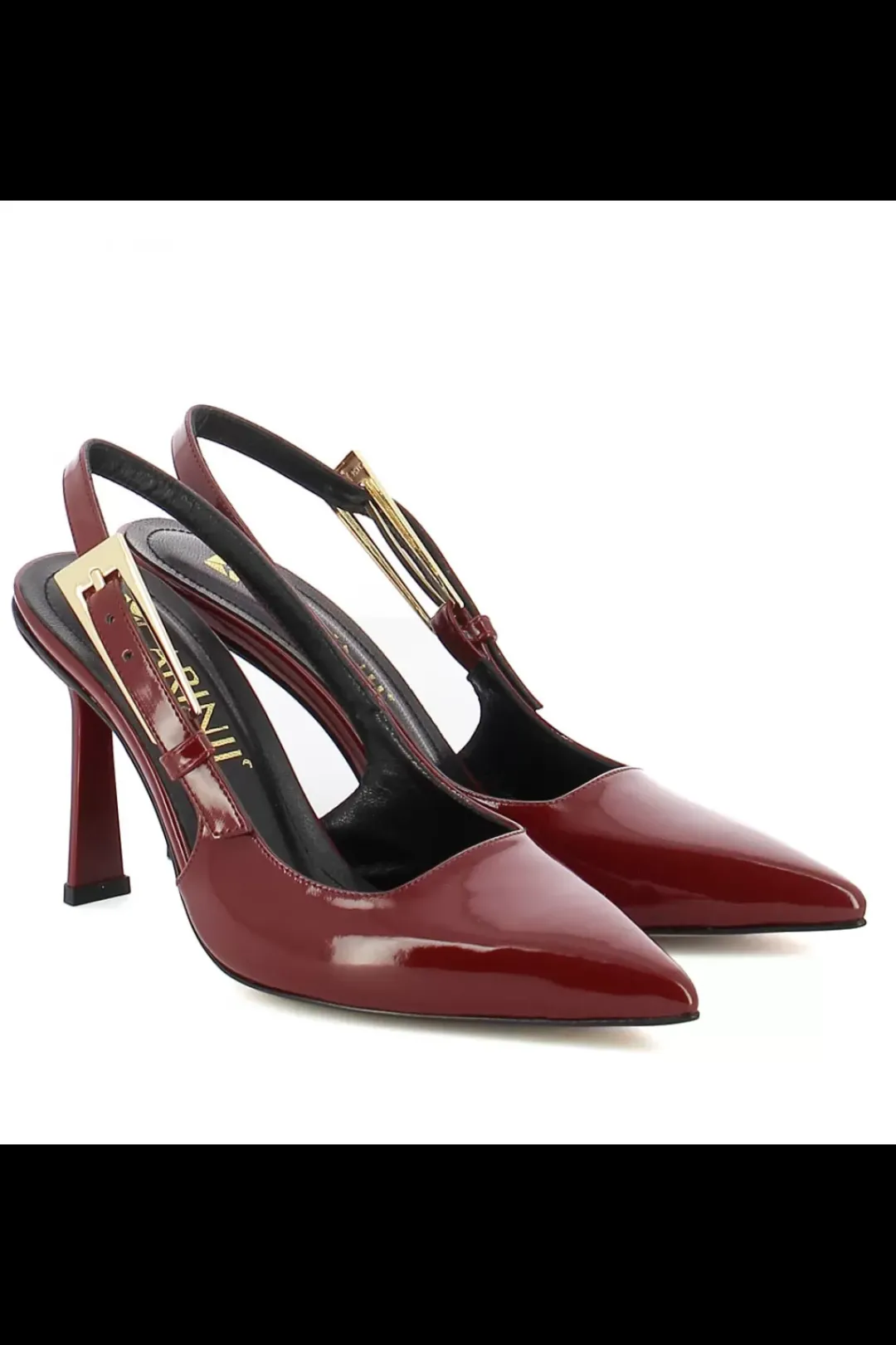 Carinii Eleganckie | Na Obcasie*Bordowe czółenka lakierowane --B10271-688-000-000-000