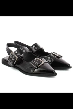 Carinii Baleriny*Czarne baleriny lakierowane --B9995-037-000-000-000