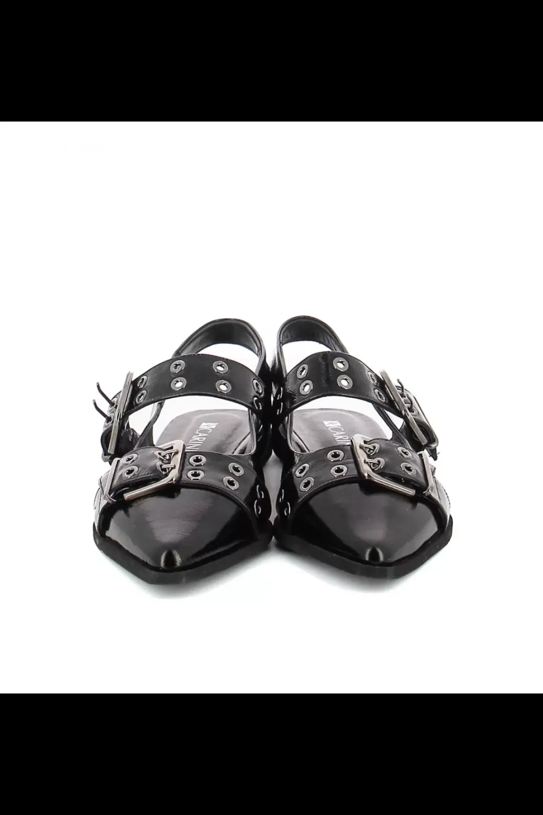 Carinii Baleriny*Czarne baleriny lakierowane --B9995-037-000-000-000
