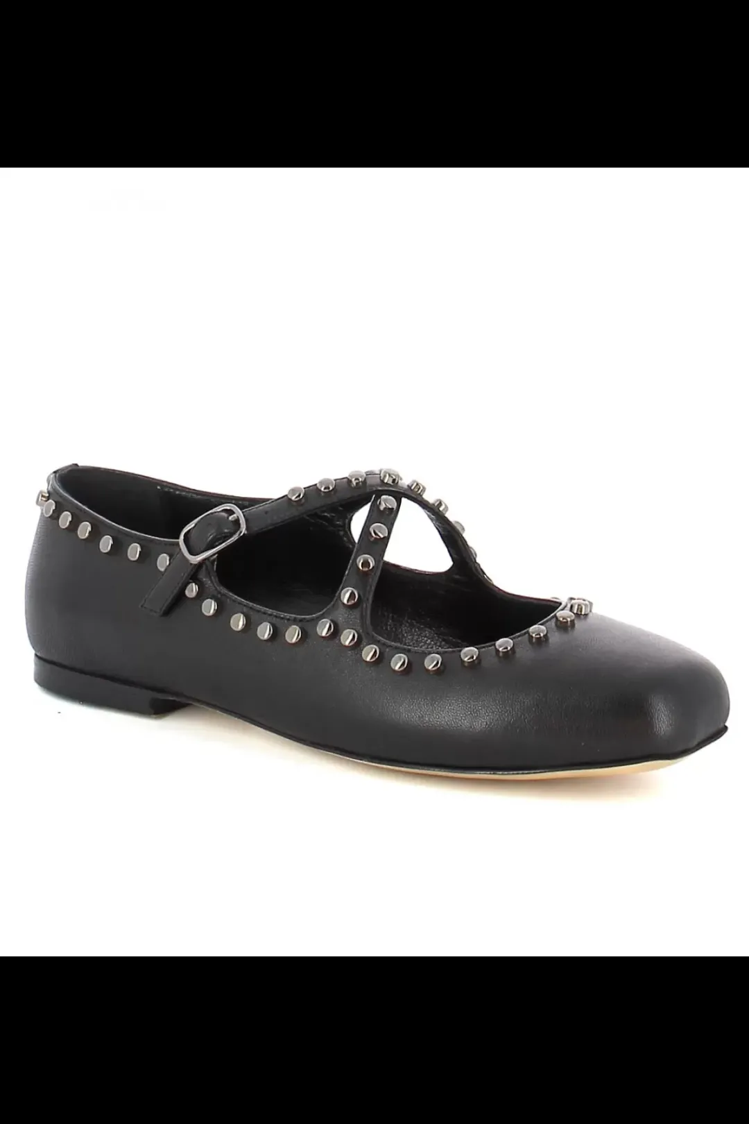 Carinii Baleriny*Czarne baleriny z nitami --B10388-E50-000-000-000
