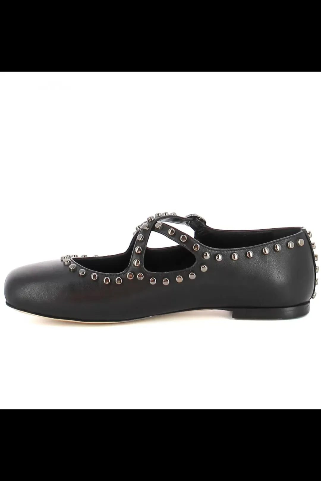 Carinii Baleriny*Czarne baleriny z nitami --B10388-E50-000-000-000