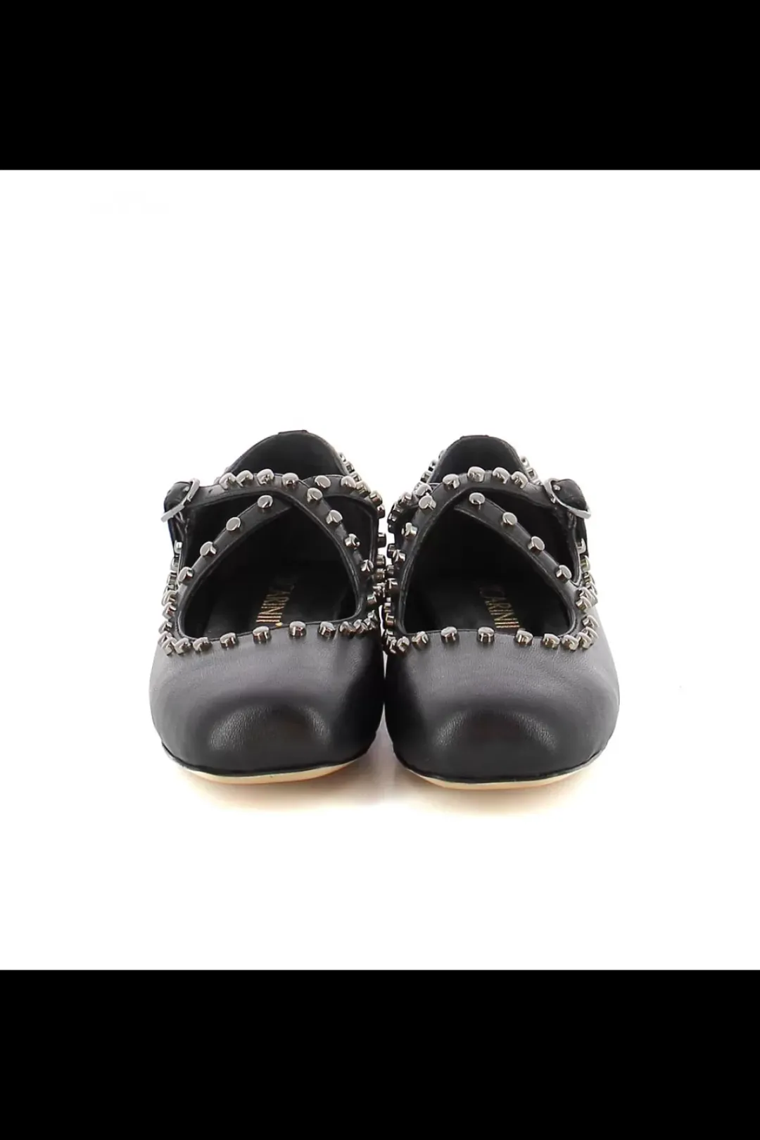 Carinii Baleriny*Czarne baleriny z nitami --B10388-E50-000-000-000