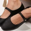 Carinii Baleriny*Czarne baleriny z paskiem --B10283-E50-000-000-000