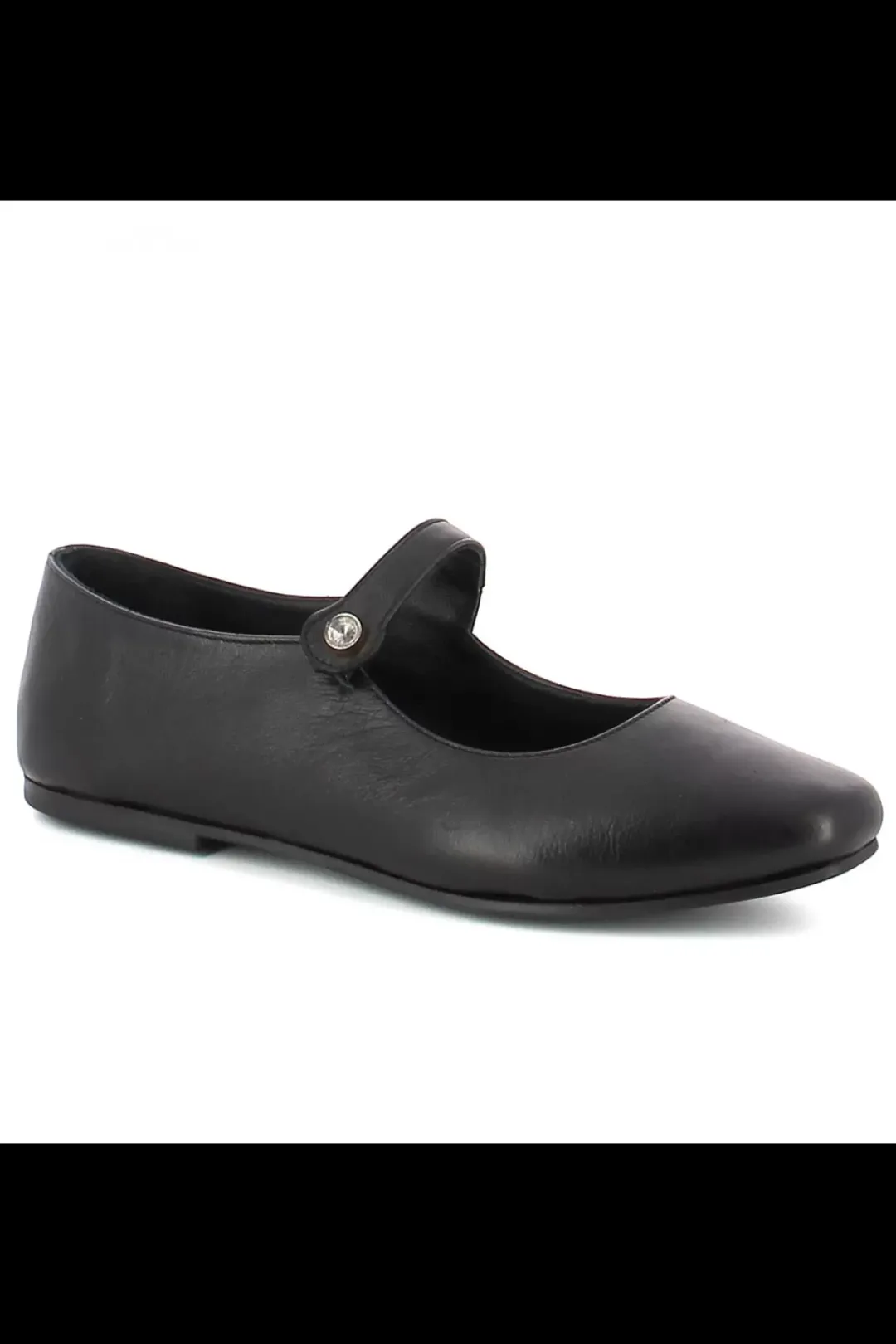 Carinii Baleriny*Czarne baleriny z paskiem --B10283-E50-000-000-000