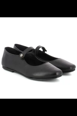 Carinii Baleriny*Czarne baleriny z paskiem --B10283-E50-000-000-000