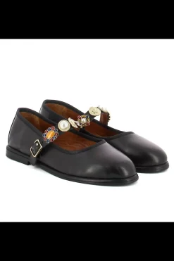 Carinii Baleriny*Czarne baleriny z paskiem --B10200-E50-000-000-000