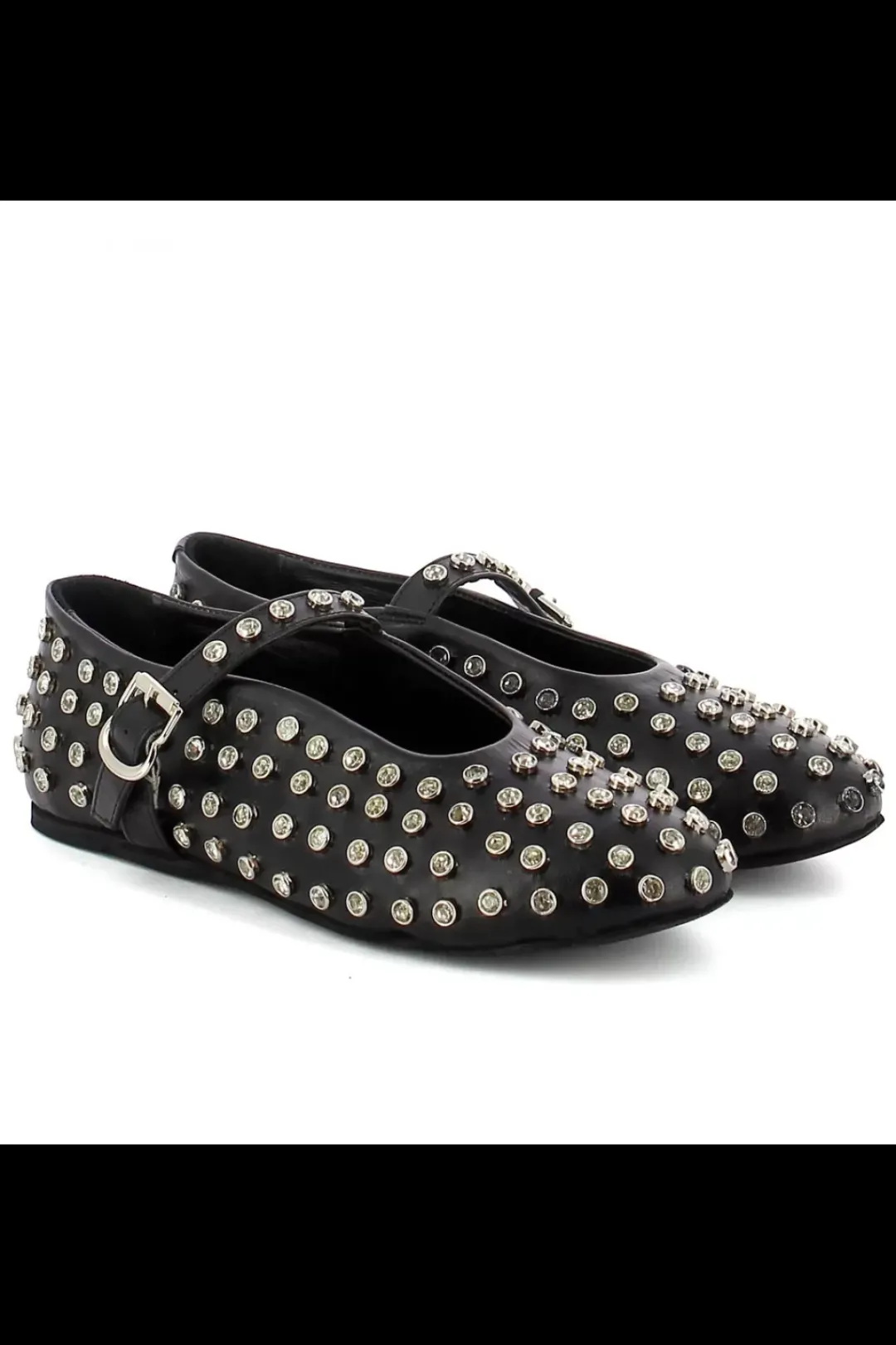 Carinii Baleriny*Czarne baleriny z paskiem --B9960-353-000-000-000