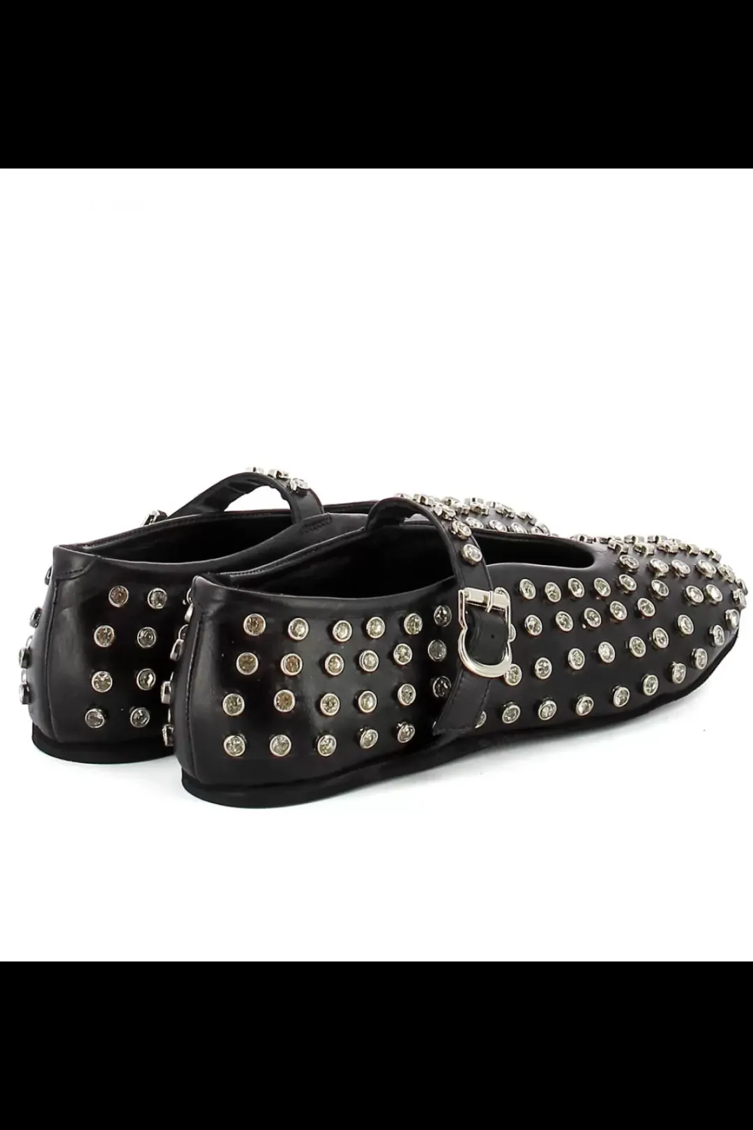 Carinii Baleriny*Czarne baleriny z paskiem --B9960-353-000-000-000
