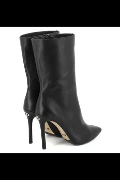 Damskie Carinii Czarne Botki Damskie | Jesienne*Czarne botki na szpilce --B9358-P03-000-000-000
