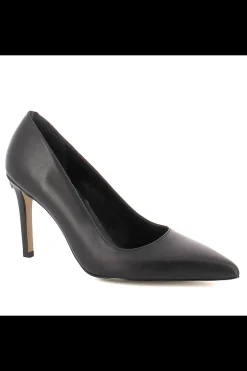 Damskie Carinii Czarne Półbuty Damskie | Eleganckie*Czarne czółenka skórzane --B10270-E50-000-000-000