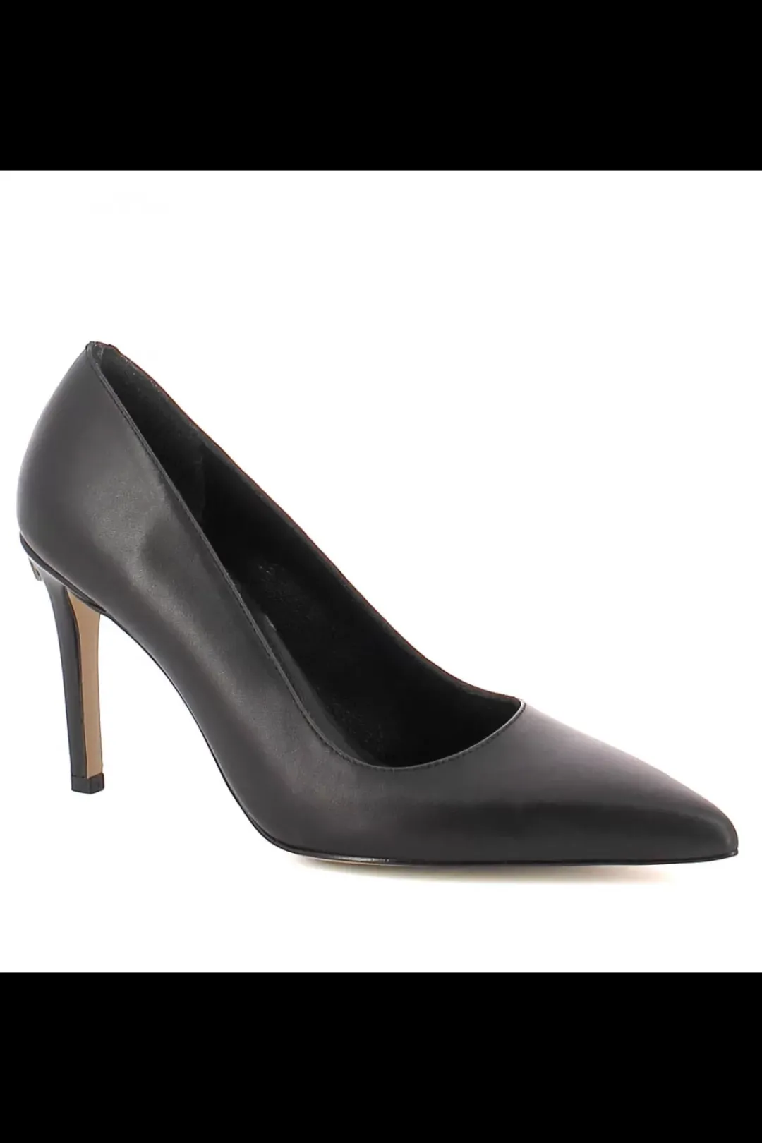 Damskie Carinii Czarne Półbuty Damskie | Eleganckie*Czarne czółenka skórzane --B10270-E50-000-000-000