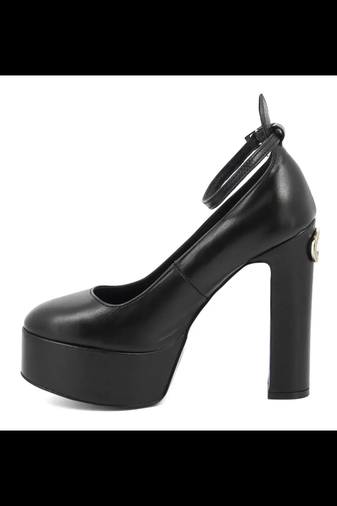 Damskie Carinii Czarne Półbuty Damskie | Eleganckie*Czarne czółenka skórzane --B9295-E50-000-000-G17