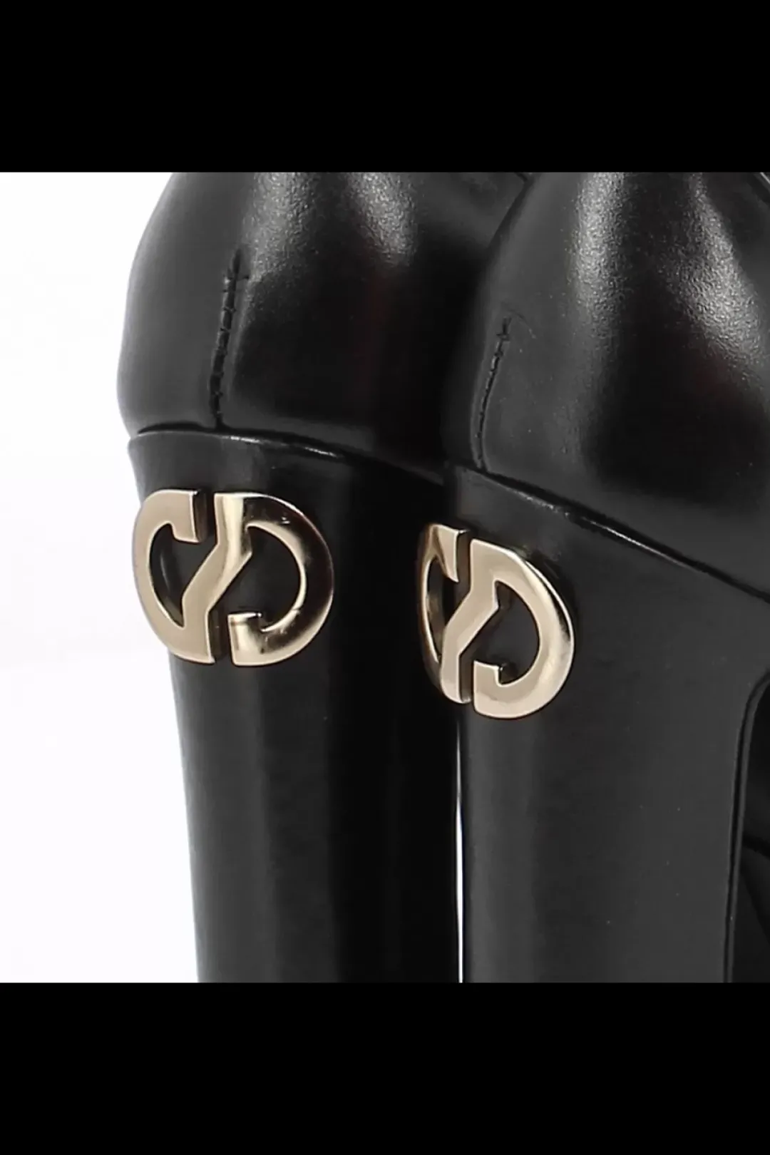 Damskie Carinii Czarne Półbuty Damskie | Eleganckie*Czarne czółenka skórzane --B9295-E50-000-000-G17