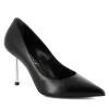 Damskie Carinii Czarne Półbuty Damskie | Eleganckie*Czarne skórzane czółenka --B6416-353-000-000-000
