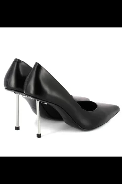 Damskie Carinii Czarne Półbuty Damskie | Eleganckie*Czarne skórzane czółenka --B6416-353-000-000-000