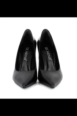 Damskie Carinii Czarne Półbuty Damskie | Eleganckie*Czarne skórzane czółenka --B6416-353-000-000-000