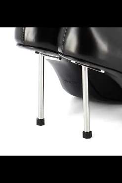 Damskie Carinii Czarne Półbuty Damskie | Eleganckie*Czarne skórzane czółenka --B6416-353-000-000-000