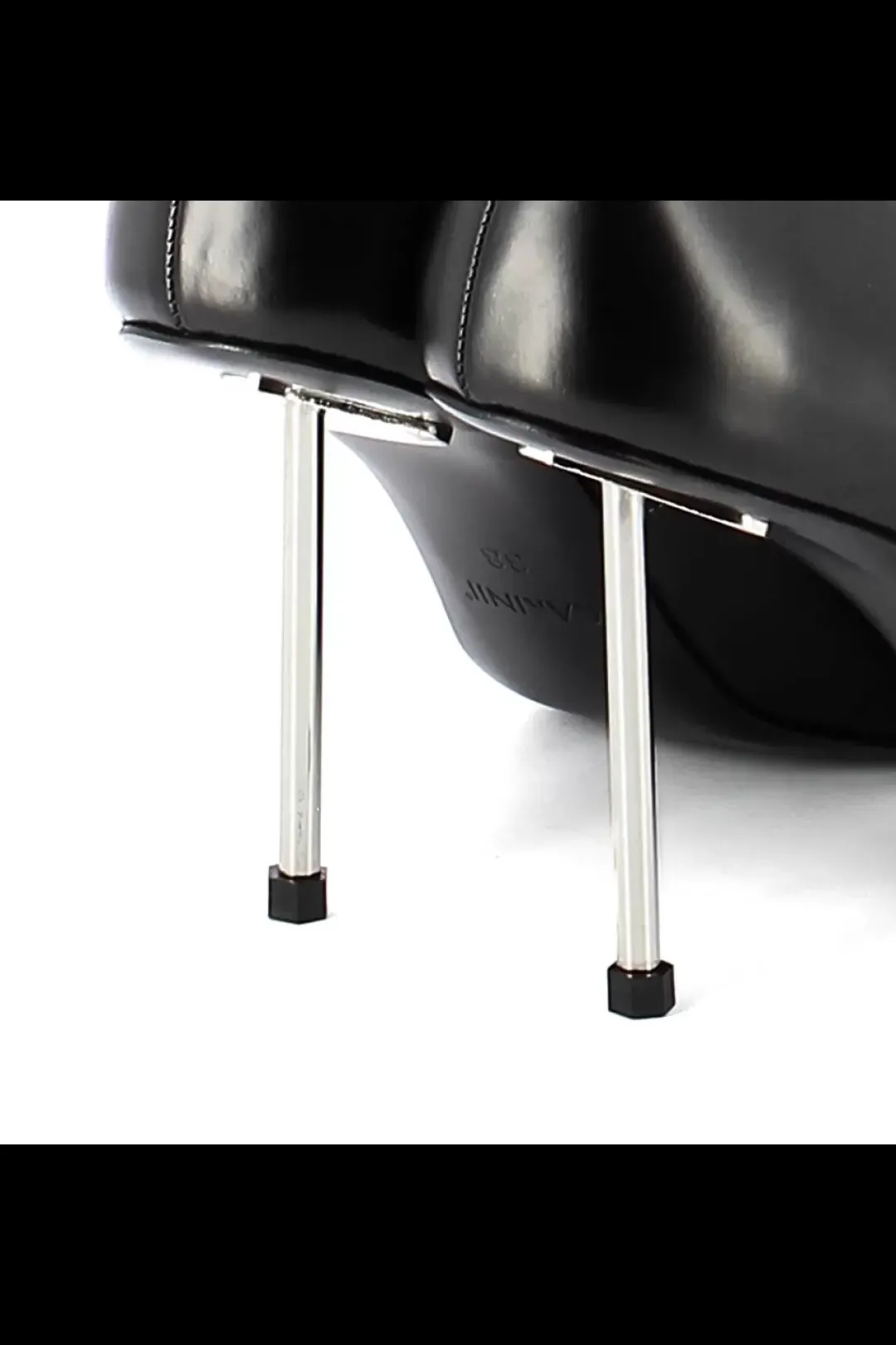 Damskie Carinii Czarne Półbuty Damskie | Eleganckie*Czarne skórzane czółenka --B6416-353-000-000-000