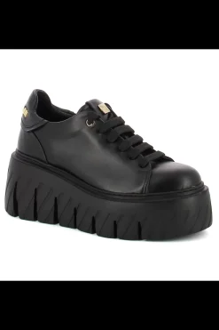 Damskie Carinii Na Platformie | Czarne Sneakersy Damskie*Czarne sneakersy na platformie --B10076-E50-000-000-000