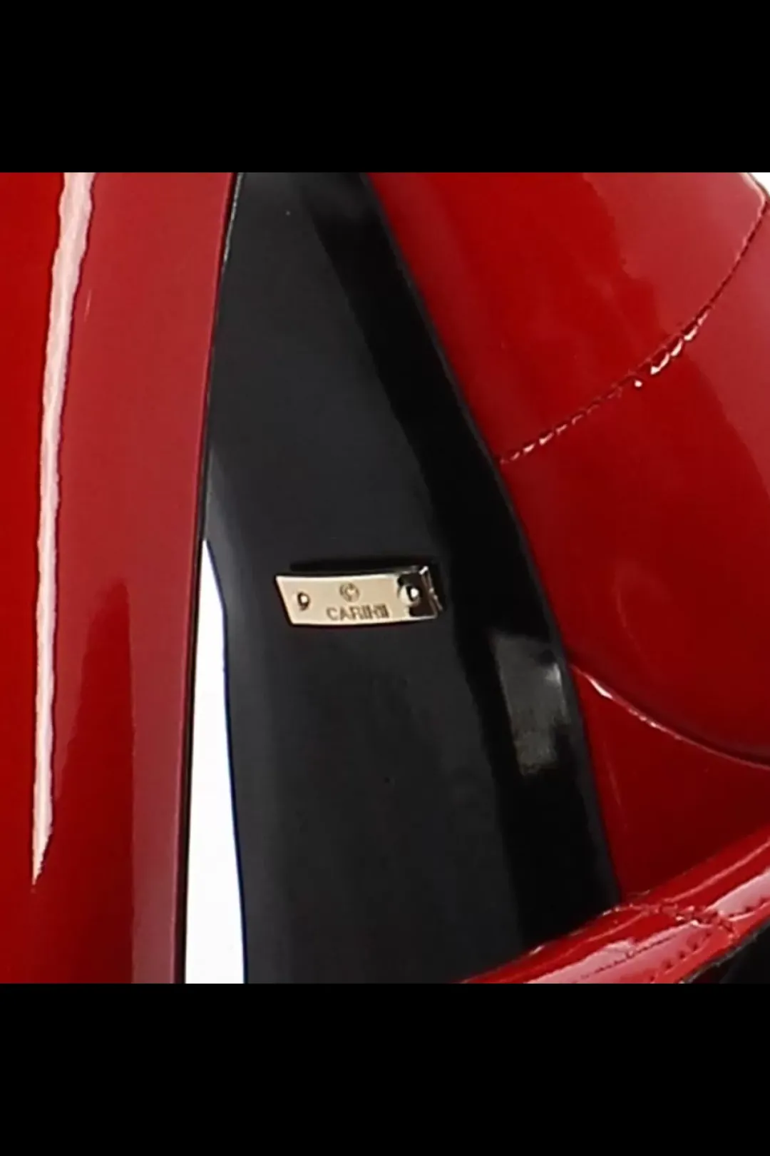 Damskie Carinii Eleganckie | Na Obcasie*Czerwone czółenka na słupku --B9295-203-000-000-G17