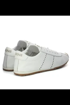 Damskie Carinii Skórzane Sneakersy Damskie | Białe Sneakersy Damskie*Komfortowe skórzane sneakersy --B10355-L46-000-000-000