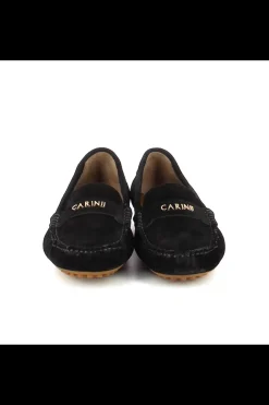 Damskie Carinii Czarne Mokasyny Damskie | Zamszowe Mokasyny Damskie*Mokasyny damskie zamszowe --B4353-360-000-000-C85