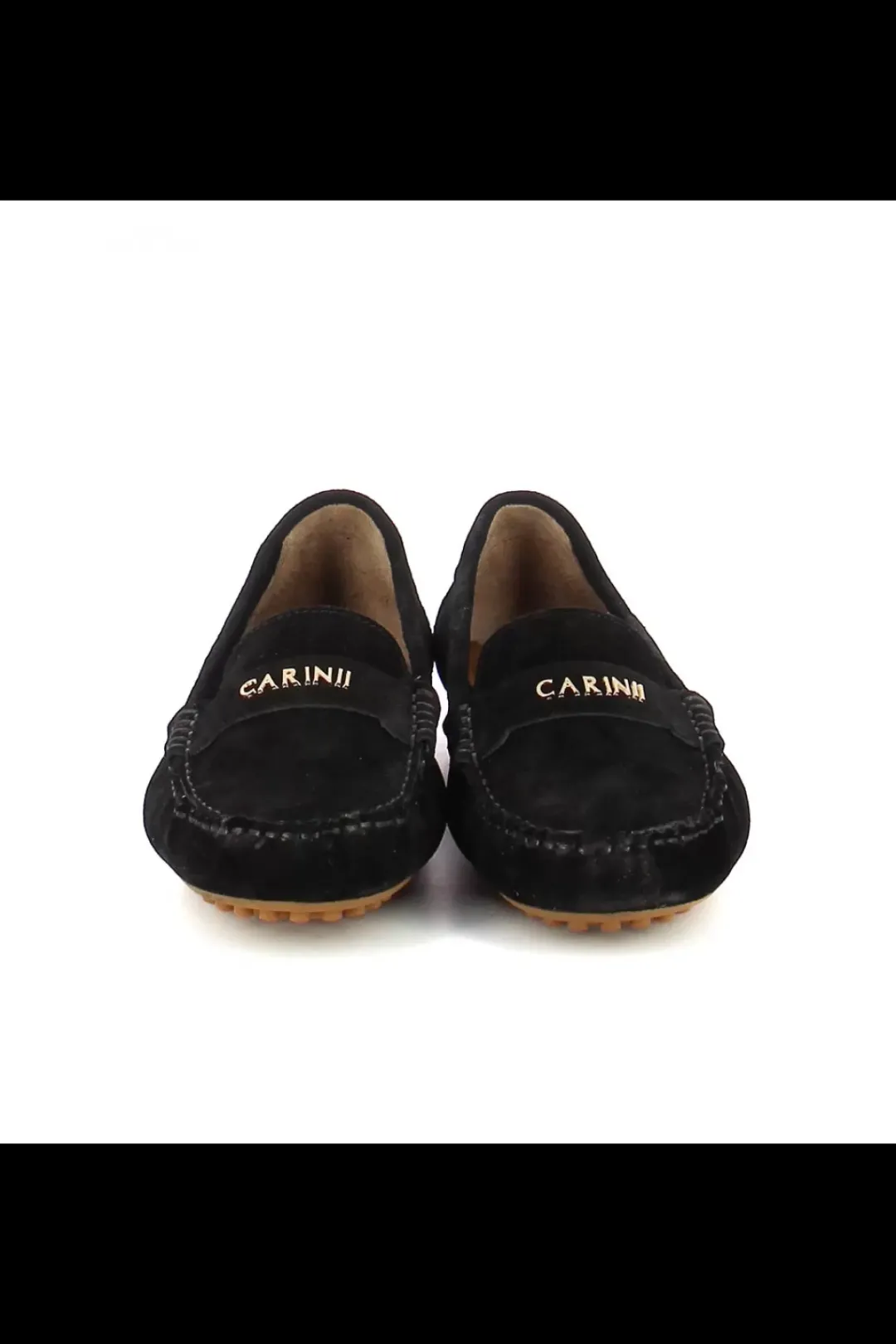 Damskie Carinii Czarne Mokasyny Damskie | Zamszowe Mokasyny Damskie*Mokasyny damskie zamszowe --B4353-360-000-000-C85